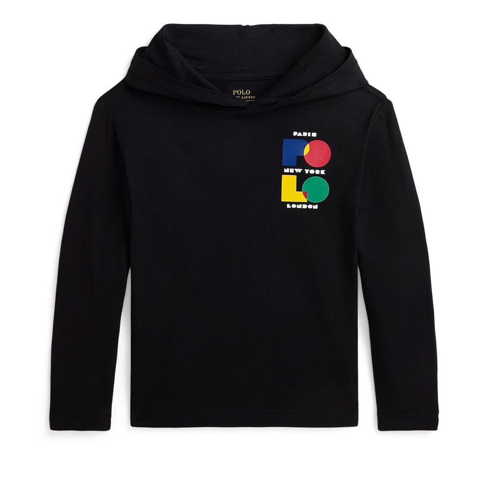 Polo Ralph Lauren
Toddler and Little Boys Logo Cotton Jersey Hooded T-shirt